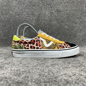 Vans Era Patch Work Women’s Size 7 Leopard Snake Print Skate Shoes Used